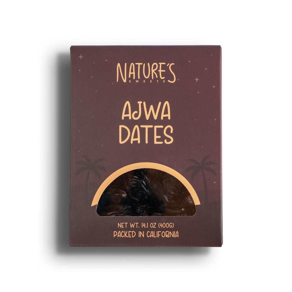 Nature's Sweets Dates Photos Ajwa Dates - 14.1Oz